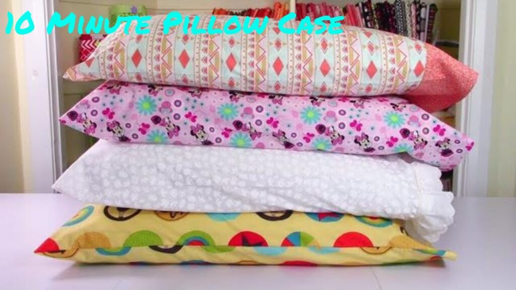 10 Minute Pillow Case | 4 Easy Ways | The Sewing Room Channel