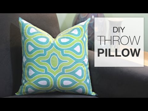 How to Sew a Throw Pillow (Tutorial)