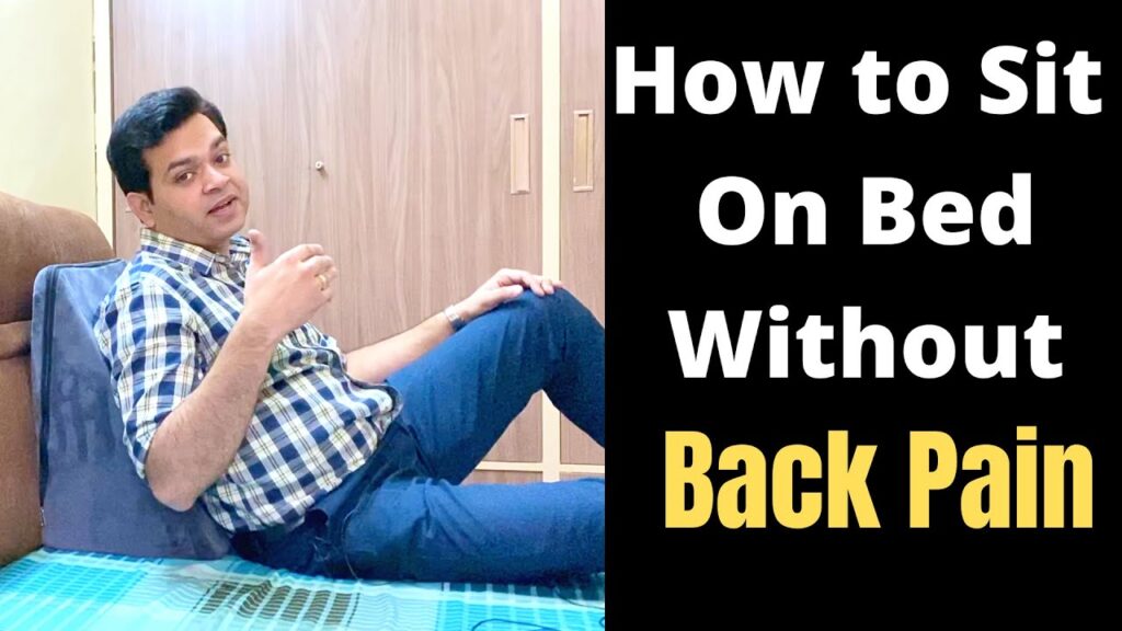 How to Sit in Bed with Good Posture, How to Use Wedge Pillow, Acid Reflux Pillow, Back Support