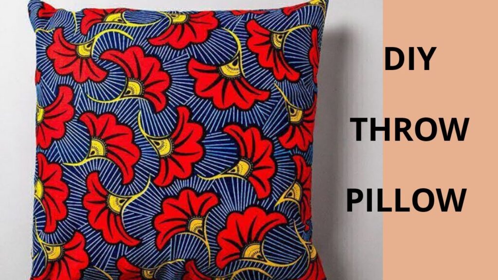 How to cut and sew a throw pillow